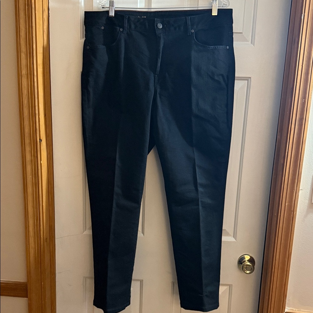Heritage Black Straight-Leg Pants